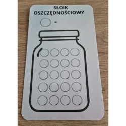Karta Wyzwania: SŁOIK OSZCZĘDNOŚCIOWY