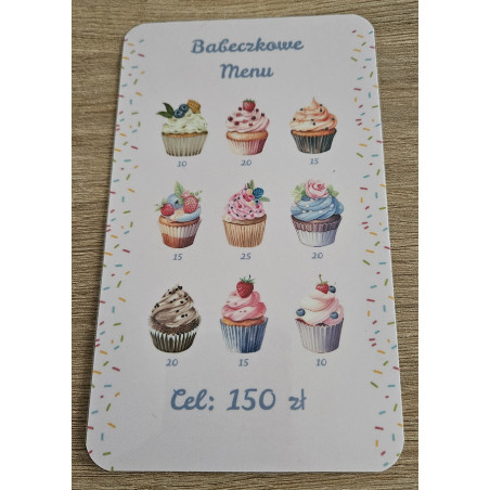 Wyzwanie – Babeczkowe Menu (Cel: 150 zł)