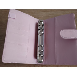 Binder A6 Pastelowe Serca i Pikowanie