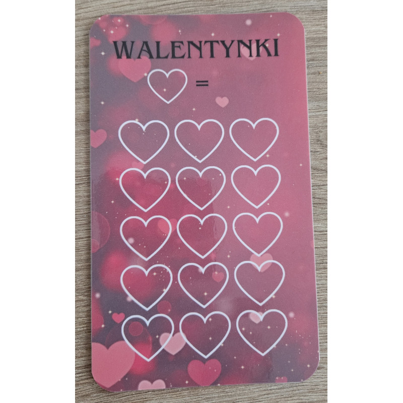 Karta Wyzwanie Oszczędnościowe – WALENTYNKI