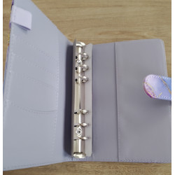 Binder A6 Fioletowy Marmur