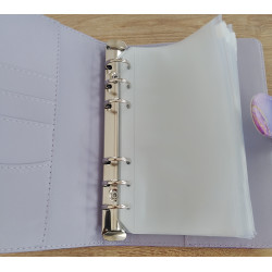 Binder A6 Fioletowy Marmur