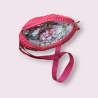 Szydełkowa Torebka Nerka Handmade – Malina